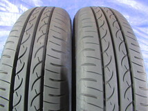 激安即決！美品 ZELERNA 13-4B 4H/100 ET43 + YOKOHAMA 145/80R13 2021年 中古4本！アルト ライフ ワゴンR タント ムーヴ等！T007624_画像10