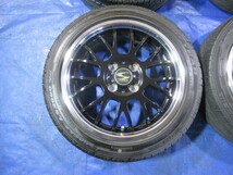 激安即決！ S-HOLD 15-5J 4H/100 ET45 + GOODYEAR 165/55R15 2020年製 中古4本！スペーシア ワゴンR ウエイク Nボックス T007677_画像5