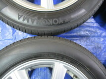 激安即決！PRD 15-5.5J 4H/100 ET42 +YOKOHAMA BluEarth-ES32 175/65R15 2022年製 中古4本 スペイド アクア ヴィッツ キューブ 等！T007749_画像8