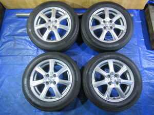 激安即決！PRD 15-5.5J 4H/100 ET42 +YOKOHAMA BluEarth-ES32 175/65R15 2022年製 中古4本 スペイド アクア ヴィッツ キューブ 等！T007749