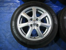 激安即決！PRD 15-5.5J 4H/100 ET42 +YOKOHAMA BluEarth-ES32 175/65R15 2022年製 中古4本 スペイド アクア ヴィッツ キューブ 等！T007749_画像5