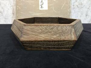 [. made cake box ] high class ... wooden tableware folkcraft goods miscellaneous goods case retro * old hour house *