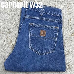 ＊7153 CARHARTT カーハート　バギー　太め　デニムパンツ w32