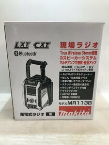 【未使用品】makita(マキタ) 10.8-18v充電式ラジオ 黒 MR113B/ITGO1HH19QD4