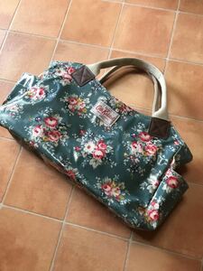 used キャスキッドソン Cath Kidston 花柄 トートバッグ 長期保管品　ローラアシュレイ 鞄　バッグ