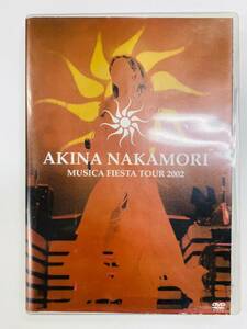 【正規品証明あり】中森明菜 AKINA NAKAMORI MUSICA FIESTA TOUR 2002 DVD（C8013）