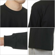 3XL 黒 PRO5 プロファイブ プレーン 無地 ロングTシャツ 長袖 ブラック 3XL 大きいサイズ USサイズ ビッグサイズ アメージング 服 アメリカ_画像7