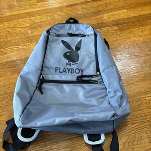  rucksack rucksack gray nylon bag Play Boy old clothes Budweiser used 