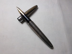 【ペン先18K/750】PILOT パイロット ELITE エリート STERLING SILVER スターリングシルバー 万年筆 筆記用具 文房具 重約28.5g