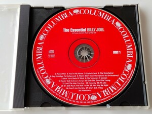 【ディスクのみ】The Essential BILLY JOEL CD COLUMBIA US CK86053 01年盤,ディスク1のみ,ビリージョエル,Piano Man,素顔のままで,Honesty