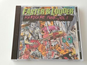 【RHINO名コンピ】FASTER & LOUDER: HARDCORE PUNK,VOL.1 CD R2 71224 93年盤,Dead Kennedys,Bad Brains,D.O.A.,SSD,Meatmen,貴重曲多数