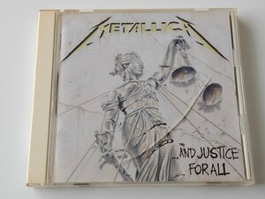 METALLICA / メタル・ジャスティス ...AND JUSTICE FOR ALL 日本盤CD 25DP5178 88年盤,The Princeボートラ追加,メタリカ,Blackened,One,