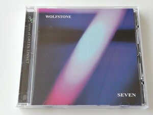 WOLFSTONE / SEVEN CD GREEN LINNET US GLCD1198 ウルフストーン,98年5th,13年リイシュー盤,SCOTTISH CELTIC ROCK,レーベル葉書付美品