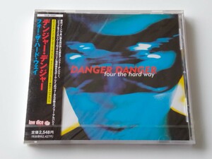 【未開封商品/廃盤希少盤】DANGER DANGER / Four The Hard Way 日本盤CD TECW25591 97年4th,Andy Timmons,Bruno Ravel,Paul Laine,