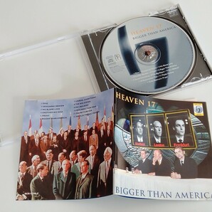 HEAVEN 17 / BIGGER THAN AMERICA CD WARNER GERMANY 0630-16346-2 96年6th,ヘヴン17,テクノポップ,TECHNO POP,ELECTRO,の画像3