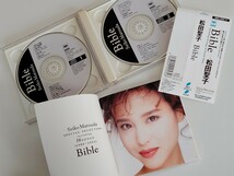 松田聖子 / Bible 帯付2枚組CD SRCL2253/4 91年初回盤,裸足の季節,風立ちぬ,SWEET MEMORIES,Rock'n Rouge,天使のウィンク,白いパラソル,_画像4