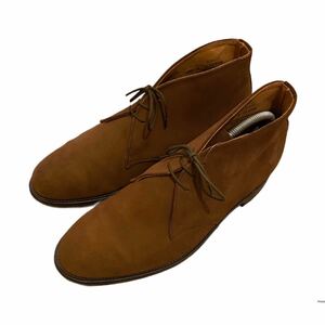 【良品】英国製 UK9 Alfred Sargent アルフレッドサージェント BEXHILL スエードチャッカブーツ レザー イングランド製 シューズ 革靴 