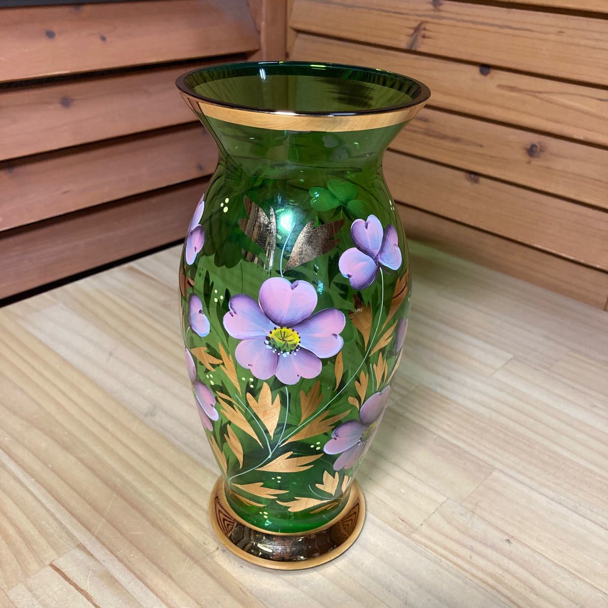 2024年最新】Yahoo!オークション -ボヘミア 花瓶(工芸ガラス)の中古品