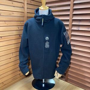 Y free shipping 788[DENHAM × Mountain Researchten ham ] made in Japan 3114113 ID JACKET fleece Parker f-ti- black SIZE L