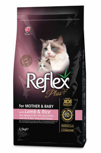 訳ありお安く! 1.5kg 親子 リーダー リフレックス キャットフード ラム ライス トルコ 妊娠中 授乳中 MOTHER&BABY 子猫 母猫 Reflex Lider