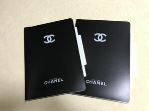 未使用　シャネル CHANEL クリアファイル A4サイズ 2枚セット 