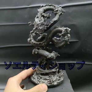 希少新品！神龍 龍 の置物 金龍 風水 銅製 昇運金龍風水グッズ 開運グッズ 縁起物 機運上昇縁起物 厄除け 吉祥開運 贈答 ギフト高さ22CM