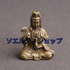 彫像真鍮青銅観音菩薩仏像装飾銅仏