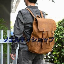 新入荷☆通勤通学 メンズ 本革 ボディバック 男性 ワンショルダーバッグ 斜め掛けバッグ 通勤 通学 ボディバック_画像8