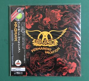 紙ジャケCD、Aerosmith エアロスミス、パーマネント・ヴァケイション、帯付 、完全生産限定紙ジャケ仕様