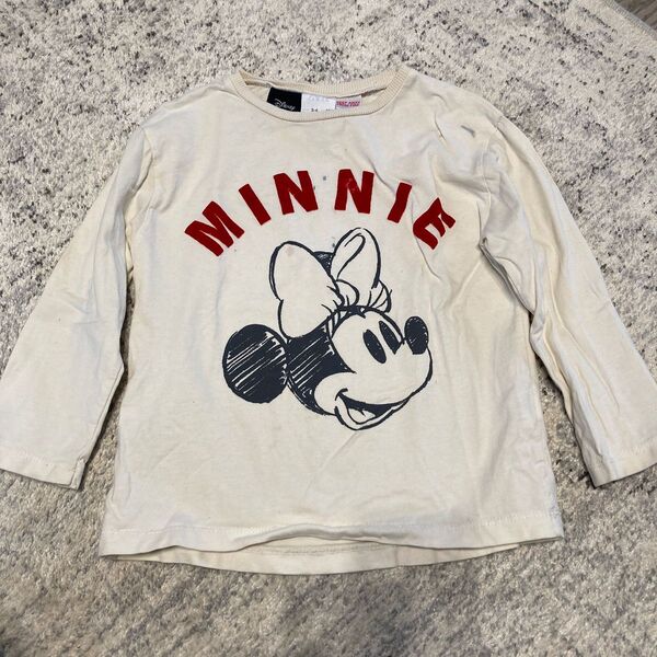 ZARA kids baby 長袖 Tシャツ ミニーちゃん 104cm
