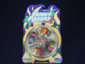 未開封【PENNY RACERS】FUN CAR SERIES 全4台 BLUE-BOX ミニカー 自動車 玩具