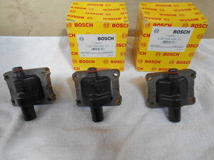 ベンツ W124 W140 W163 W202 W208 W210 W463 W638 BOSCH製 イグニッションコイル 中古3個セット 0001587003 C180 E280 E320 S300 SL320 他 