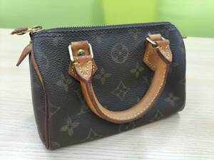 ※１円スタート　Louis Vuitton ヴィトン モノグラム ミニスピーディ TH0010　W16×H10×D7cm 