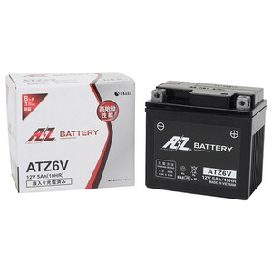 AZバッテリー ATZ6V AZ MCバッテリー 液入充電済