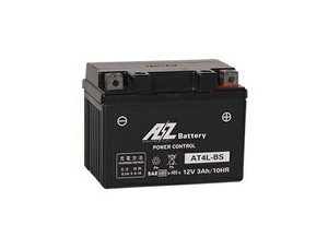 TZR250 バッテリー AZバッテリー AT4L-BS AZ MCバッテリー 液入充電済 AZバッテリー at4l-bs