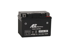 XR250 バッテリー AZバッテリー ATX4L-BS AZ MCバッテリー 液入充電済 AZバッテリー atx4l-bs