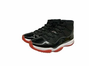 NIKE (ナイキ) AIR JORDAN 11 RETRO エアージョーダン11 レトロ ブレッド 378037-061 27cm US9 ブラック メンズ/025