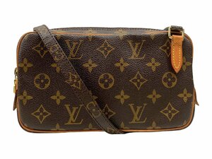 LOUIS VUITTON (ルイヴィトン) モノグラムポシェット マルリーバンドリエール M51828 ブラウン ブランド /036