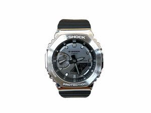 CASIO (カシオ) G-SHOCK ジーショック デジアナ メタルカバード 腕時計 GM-2100-1AJF シルバー×ブラック メンズ/091