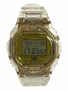 CASIO (カシオ) G-SHOCK Gショック 35周年 スケルトン デジタル腕時計 DW-5735E グレイシアゴールド メンズ/004