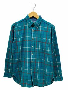 PENDLETON (ペンドルトン) 長袖ウールシャツ ボタンダウン USA製 M 緑 グリーン チェック メンズ/028