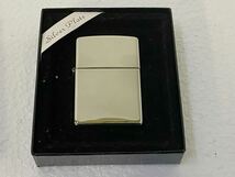 サ5266M★ZIPPO　ジッポーライター　SILVER PLATE/シルバープレート　プレーン　1999年製　未使用品★_画像2