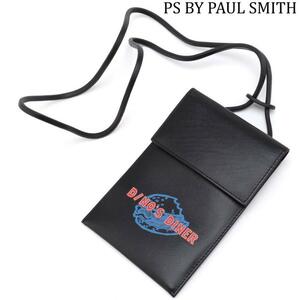 ○★新品 未使用 PS Paul Smith ポールスミス 財布 ネックストラップ付き ウォレットショルダー