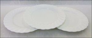 Bana8◆ノリタケ スタジオコレクション プレート 皿 3枚セット 白磁 食器 9810