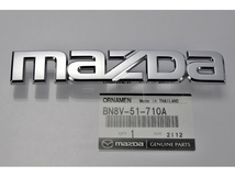 マツダ 純正 リアエンブレム アクセラ BK系 MAZDAロゴ セダン BN8V-51-710A BN8V51710A_画像2