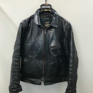 【ヴィンテージ】VANSON 襟付きシングルライダース VANSON TYPE.ENF S　サイズ40