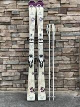 中古 レディース スキー板 ROSSIGNOL ストック ビンディング ロシニョール_画像1