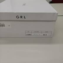 新品未使用　GRL（グレイル）厚底サイドゴアレザーブーツ/ブラック　24ｃｍ_画像3