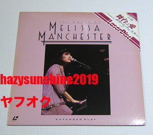 メリサ・マンチェスター THE MUSIC OF MELISSA MANCHESTER JAPAN LASERDISC レーザーディスク LIVE ライヴ