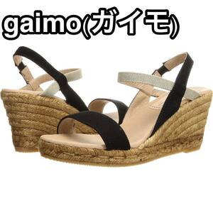 gaimo[ガイモ] ウェッジサンダル バイカラーヒールサンダル レディース　夏